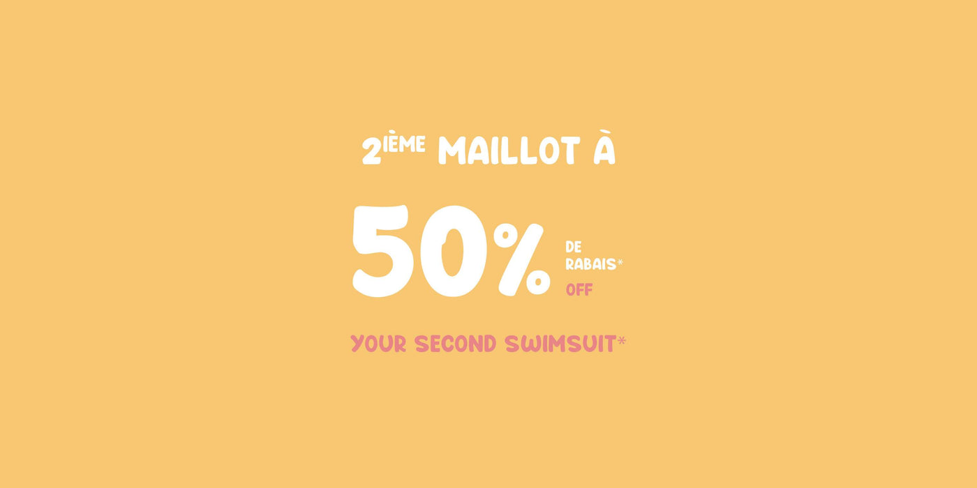 2ième maillot à 50 % de rabais||Get 50% Off Your Second Swimsuit