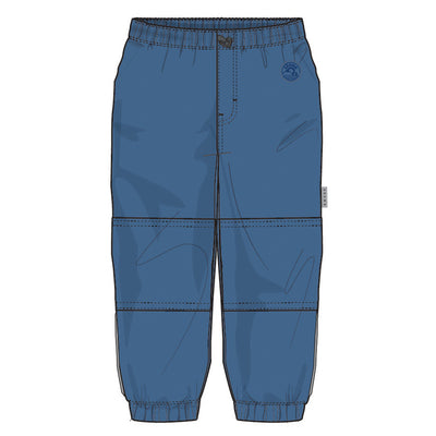 Pantalon d’extérieur mi-saison bleu, enfant
