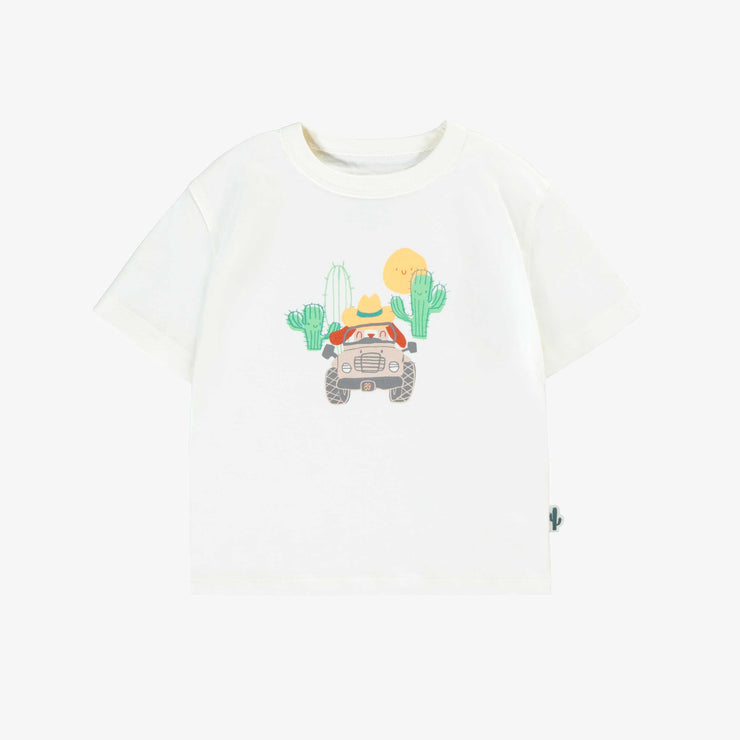 T-shirt crème avec illustration, bébé 