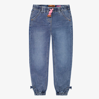 Jean bleu style jogger, enfant