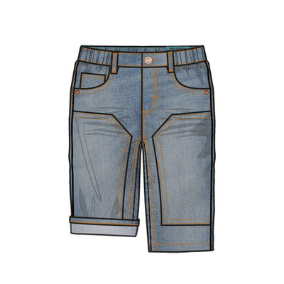 Jean bleu coupe décontractée, bébé