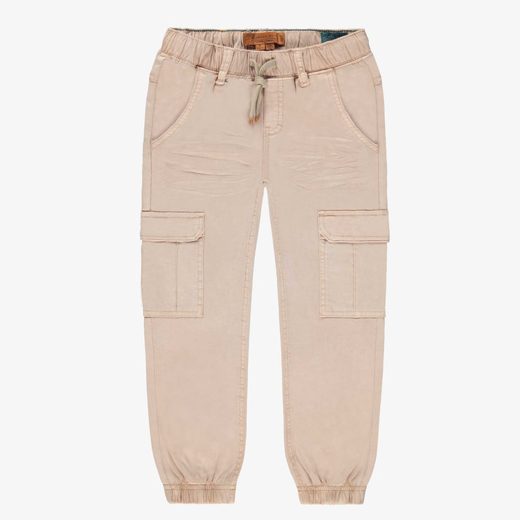 Jean cargo beige, enfant