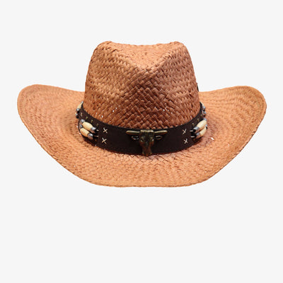 Chapeau fedora en paille, enfant