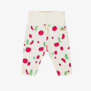 Pantalon crème à motifs de tomates et piments, naissance 