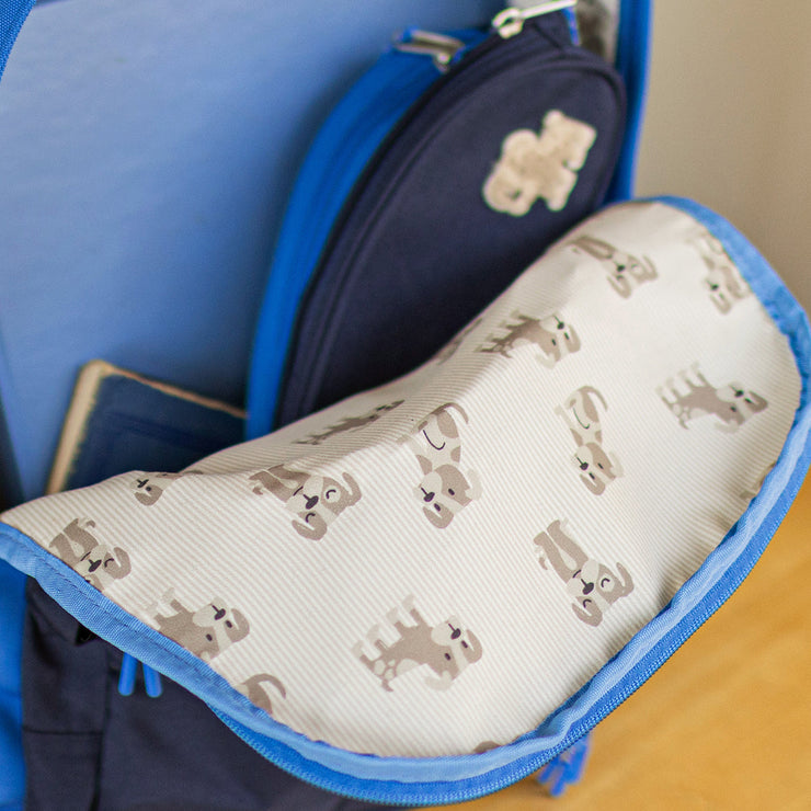 Sac à dos bleu, enfant