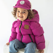 Manteau doudoune mauve, bébé