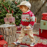 Jean beige coupe régulière, bébé