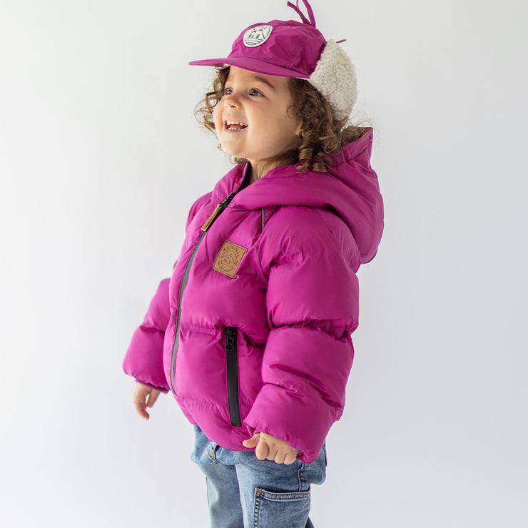 Manteau doudoune mauve, bébé
