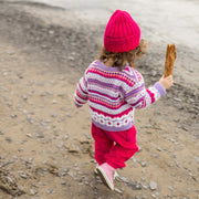 Pantalon rose en velours côtelé, bébé