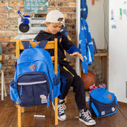 Sac à dos bleu, enfant