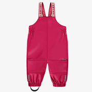 Salopette de pluie rose, bébé