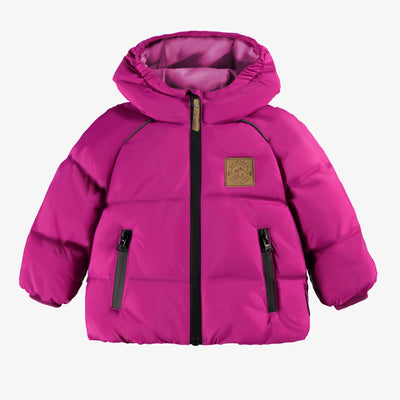 Manteau doudoune mauve, bébé
