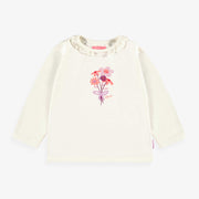 T-shirt crème avec imprimé, bébé
