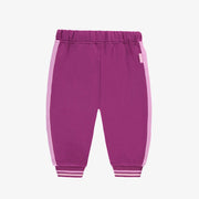 Dos du pantalon mauve style jogger, bébé