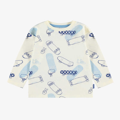 T-shirt crème avec imprimé, bébé