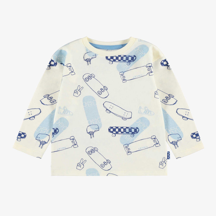 T-shirt crème avec imprimé, bébé