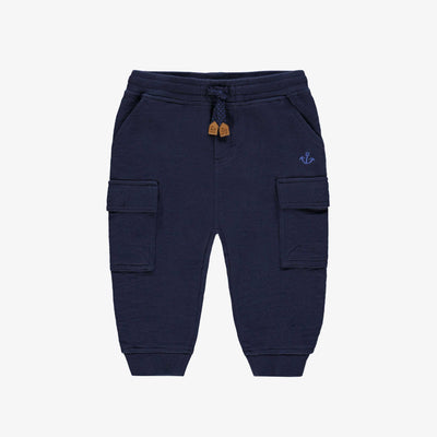 Pantalon bleu marine style jogger, bébé
