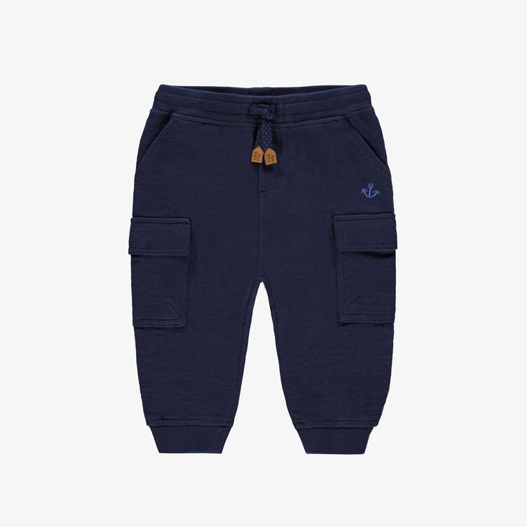 Pantalon bleu marine style jogger, bébé