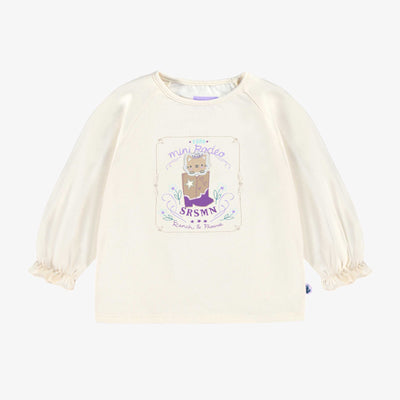 T-shirt crème avec illustration, bébé
