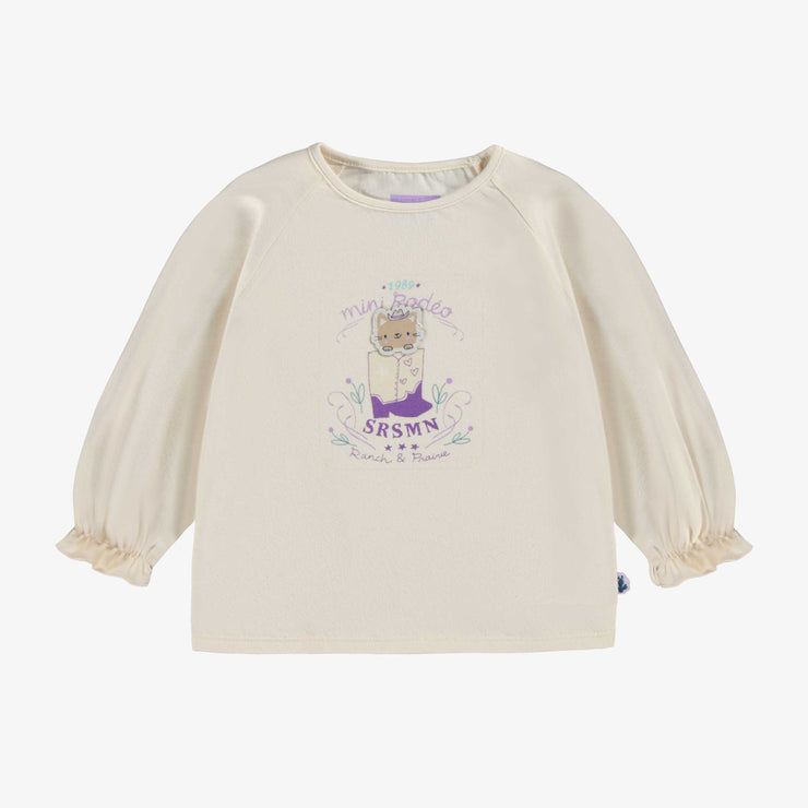 T-shirt crème avec illustration, bébé