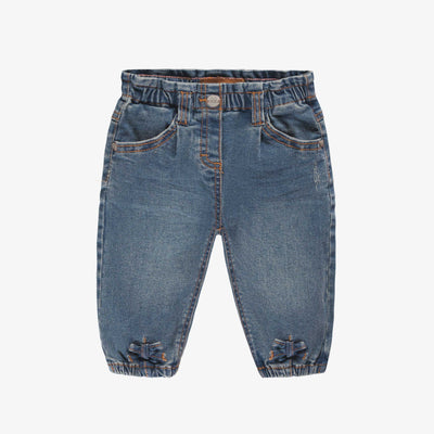Jean bleu taille sac en papier, bébé
