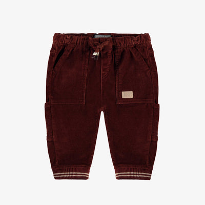 Pantalon brun en velours côtelé, bébé