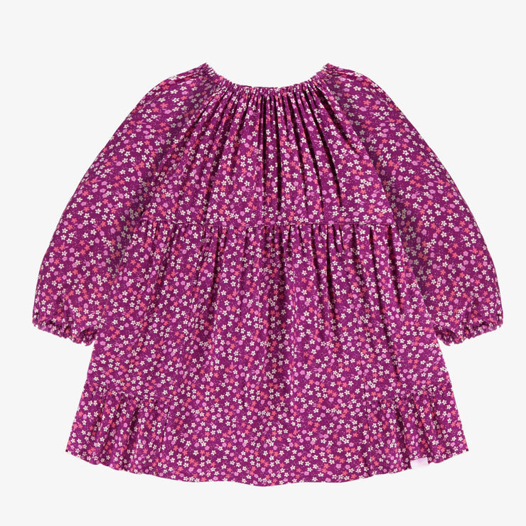 Robe mauve à motif floral, bébé