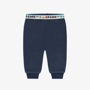 Pantalon bleu en polar, bébé