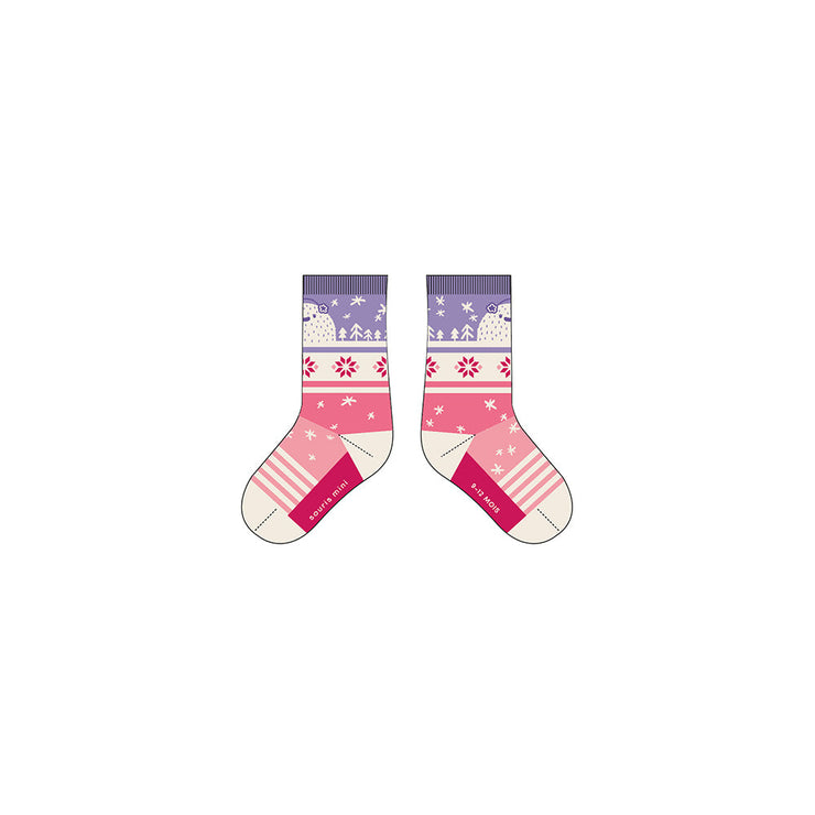 Chaussettes à motifs hivernaux, bébé