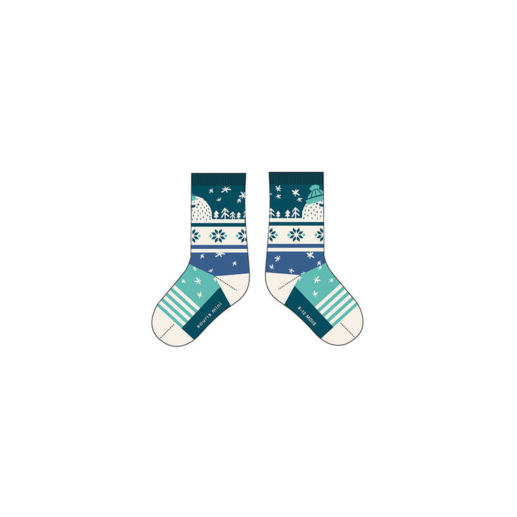 Chaussettes à motifs hivernaux, bébé