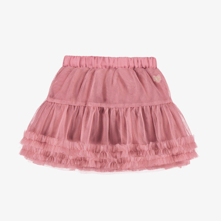 Jupe rose en tulle souple, bébé