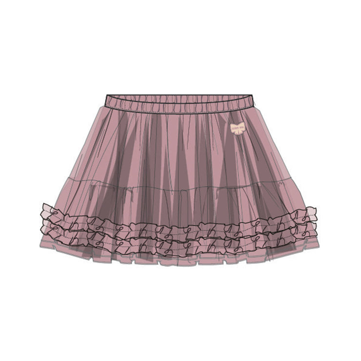 Jupe rose en tulle souple, bébé