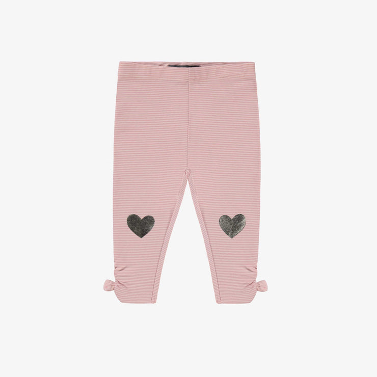 Legging rose avec cœurs, bébé