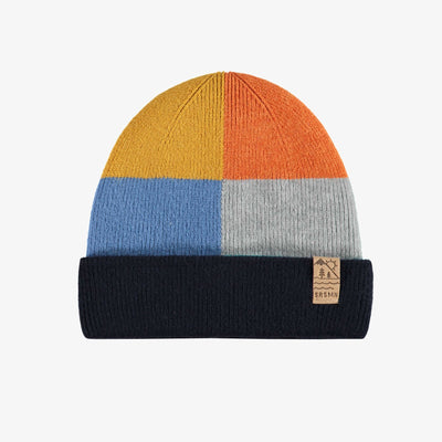 Tuque multicolore en tricot, enfant
