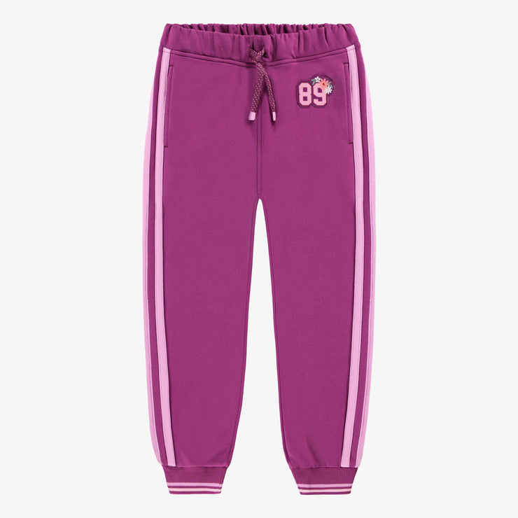 Pantalon mauve style jogger, enfant