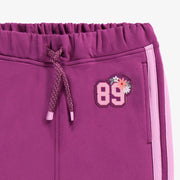 Pantalon mauve style jogger, enfant