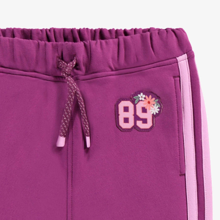 Pantalon mauve style jogger, enfant