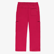 Dos du pantalon fuchsia style jogger, enfant