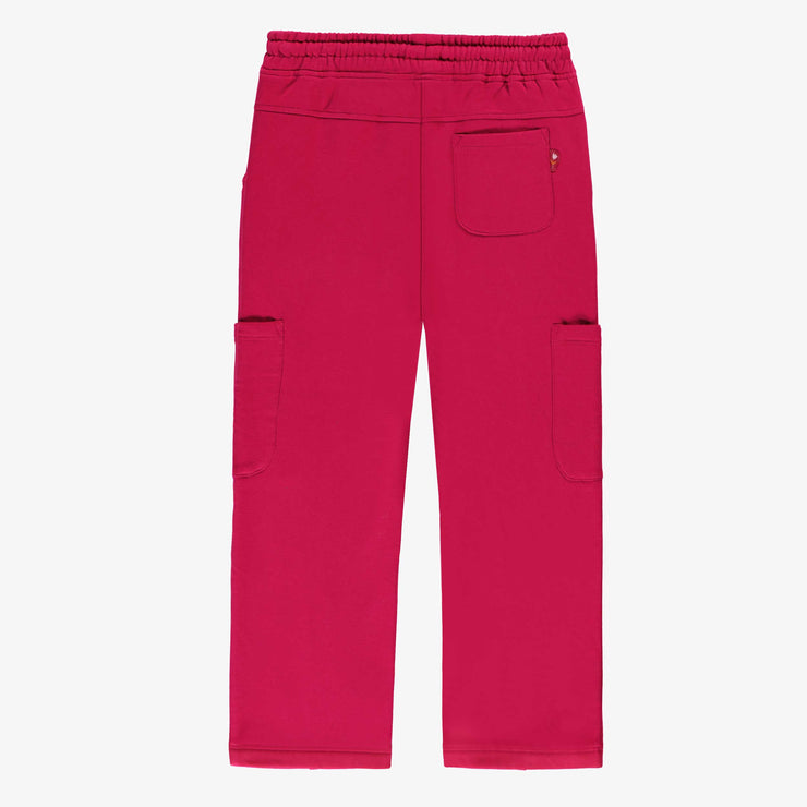 Dos du pantalon fuchsia style jogger, enfant