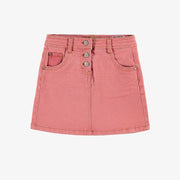 Jupe rose en denim, enfant