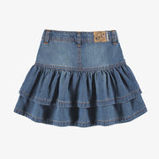 Jupe bleue en denim, enfant