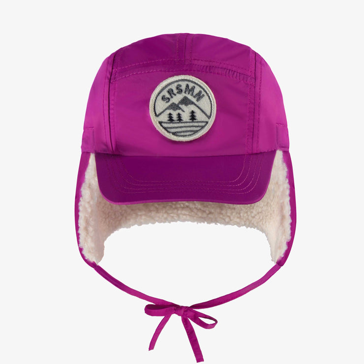 Casquette mauve nylon, enfant