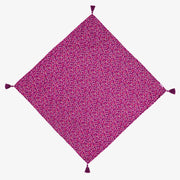 Foulard mauve à motif floral, enfant