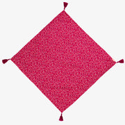 Foulard rose framboise à motif floral, enfant