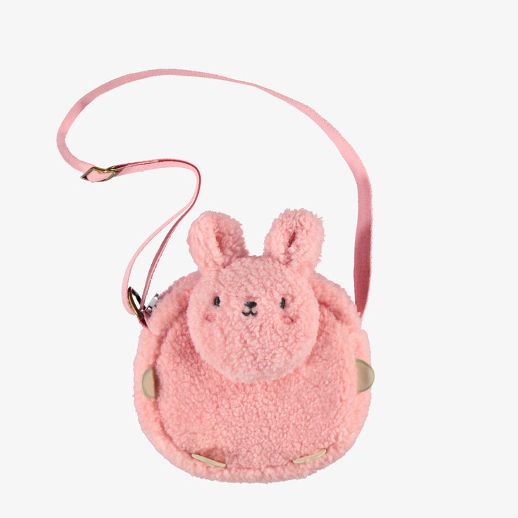 Sac à bandoulière lapin rose, enfant