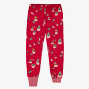 Pyjama rouge à motifs festifs, enfant