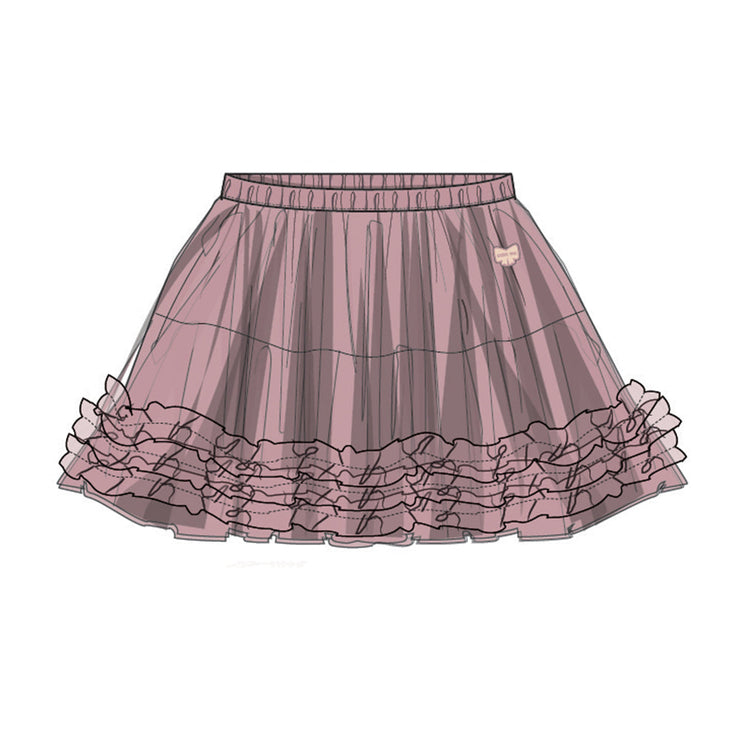 Jupe rose en tulle souple, enfant