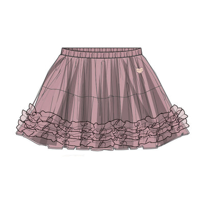 Jupe rose en tulle souple, enfant