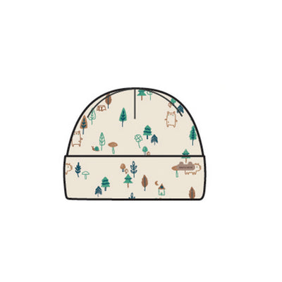 Bonnet crème à motifs, naissance