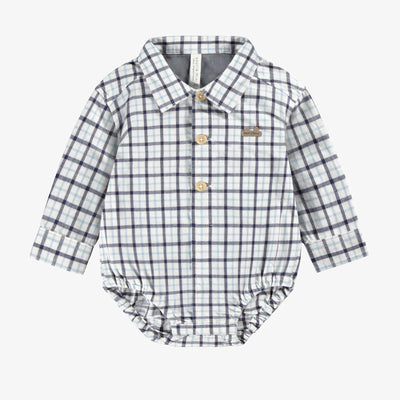 Chemise cache-couche à carreaux, naissance